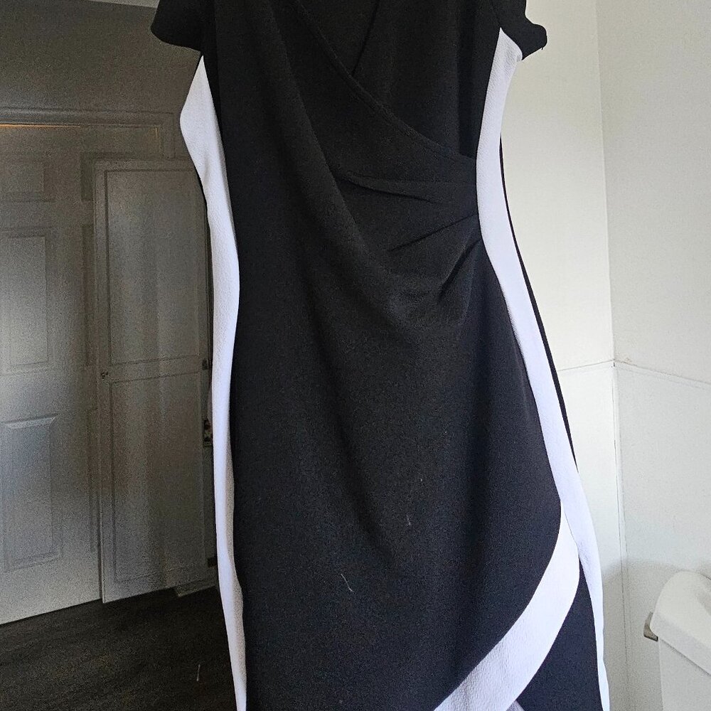 Womans black dress